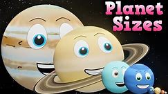 Planet Sizes for Kids | Solar System Sizes
