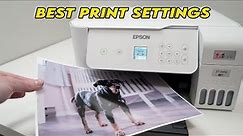 Best Settings to Print Photos With Epson EcoTank Printer