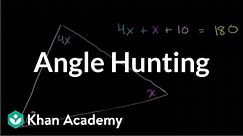 Finding more angles | Angles and intersecting lines | Geometry | Khan Academy