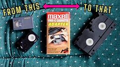 The Quick and Dirty On VHS-C Adapters