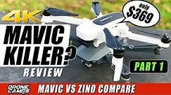 DJI MAVIC KILLER? - HUBSAN ZINO 4K Drone $369 - Compare, Flights, Range - Honest Review