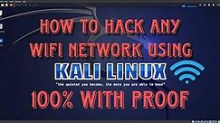 How to Hack Any Wifi Password Easily Using Kali Linux 100% Working | Kali | Hacking WPA2/WPA