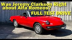 1978 Alfa Romeo Spider Full Test Drive Review [Collector Car Guru Seat of The Pants Videos]