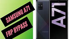 Samsung a71 frp bypass