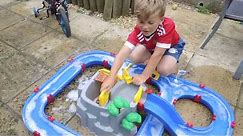 AquaPlay Mountain Lake large water playset review Canal System toy. Eddie's Toybox 1st upload