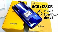 Realme 6 6GB+128 GB Comet Blue Unboxing , First Look & Review !! Realme 6 SPECIFICATIONS, PRICE 🔥🔥🔥