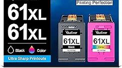 Valuetoner Remanufactured Ink Cartridges Replacement for HP 61 61XL Ink Cartridge Combo Pack Works with HP Envy 4500 4502 5530 Deskjet 2540 3510 OfficeJet 4630 Printer (1 Black, 1 Tri-Color, 2-Pack)