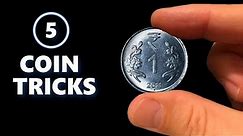 5 Easy Magic Tricks With Coin | Genius Theory | 2022