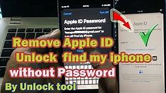 Free Remove Apple ID/remove find my iPhone without Password Via Unlock Tool New method 202/2023.