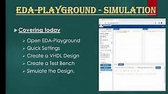 How to Use EDA PlayGround for VHDL and Verilog HDL | [With DEMO] | Step By Step Tutorial
