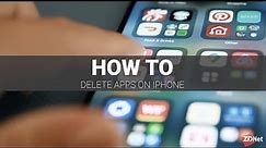 How to delete apps on iPhone