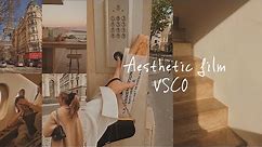 Aesthetic film filter• VSCO Tutorial