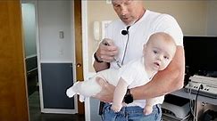 ADORABLE 3 Month Old Baby Gets Her First Chiropractic Adjustment!