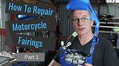 How To Repair Cracked and Broken Motorcycle Fairings (Tutorial)