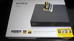 Sony UBP-X800 4K Bluray Player Unboxing
