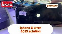 how to fix iphone 4013 error, how to fix iPhone stuck on iTunes, solution