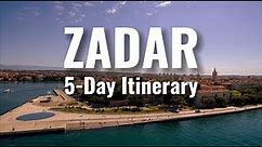 How to spend 5 Days in Zadar ? | 5-Day Itinerary for Zadar: Exploring Croatia's Hidden Gems