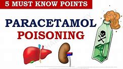 Paracetamol (Acetaminophen) Overdose | Poisoning| Toxicity - 5 Must Know Points - Emergency Medicine