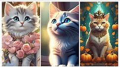 Beautiful cat Wallpaper || Cat dp for whatsapp ||🌷Cute profile picture ||Cute wallpaper idea v25