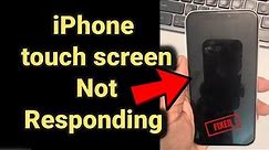 iPhone touch screen not responding : how to fix