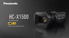 [NEW] Introducing Panasonic 4K 60p Camcorder HC-X1500
