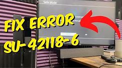 How To Fix PS4 Error Code SU-42118-6 - (PS4 Update 10.50 Fix)