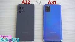 Samsung Galaxy A32 vs Galaxy A31 SpeedTest and Camera Comparison