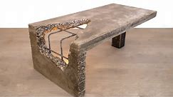 DIY Concrete Coffee Table | "Urban Decay" Table