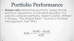 Sharpe Ratio with Excel