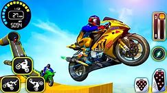 Real Bike Racing Bike Games - Moto Bike Stunt Mega Ramp 2024 - Bike Wali Games