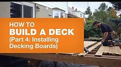 How To Install Deck Boards