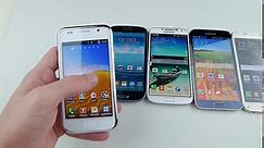 Samsung Galaxy S6 vs S5 vs S4 vs S3 vs S2 vs S1 Drop Test