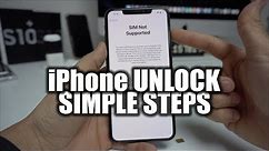 iPhone Unlock SIM Instructions - Simple Steps