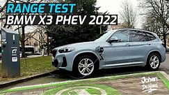 NEW BMW X3 PLUG-IN HYBRID RANGE TEST