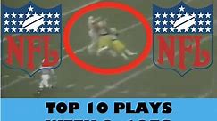 NFL Top 10 Plays: Week 9 (1978)