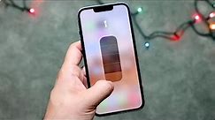 How To Turn On Flashlight On ANY iPhone 13