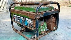 Full restoration of old 220v generator engine | Repair and reuse old rusty generators