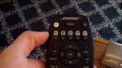 Bose 1sr & Sharp 80" TV Remote control Review