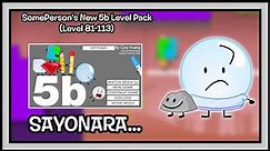 BFDIA 5b: SomePerson's New 5b Level Pack! (Level 81-113)