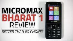 Micromax Bharat 1 Review | 4G Feature Phone with WhatsApp, Wi-Fi Hotspot