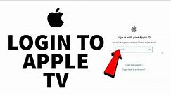 How to Login to Apple TV || Apple Tv Sign-In 2022