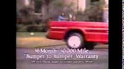 1988 Mazda Commercial (1989 SE-5)