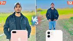 iPhone 7 plus vs iphone 12 | camera test | dev