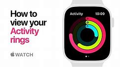 Apple Watch Series 4 — How to view your Activity rings — Apple