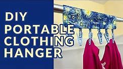 Sew A Portable Foldable Clothes Hanger