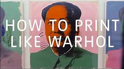 How to Print Like Warhol | Tate