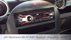 2006 Mazda Miata MX5 New Radio JVC KD-R730BT Bluetooth ipod
