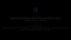 Super Advanced Motion Graphics in After Effects Pro Tutorial Series (AE400T)