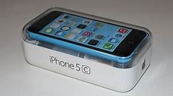Apple iPhone 5c Unboxing (blue)