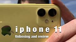 Yellow iPhone 11 unboxing 💛